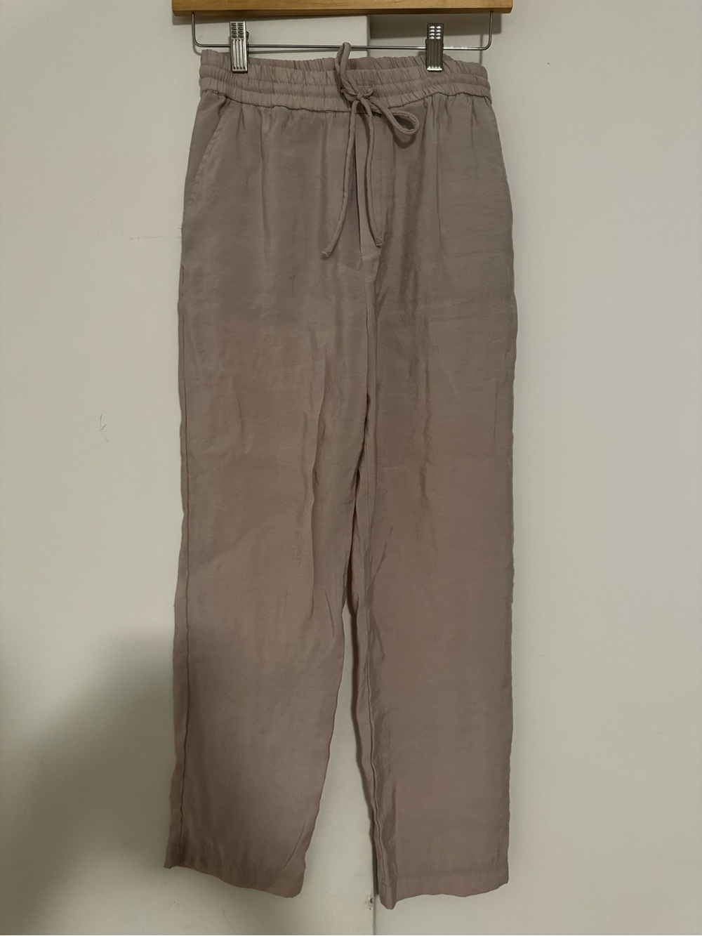 Woman’s Casual Drawstring Pants - Light grey